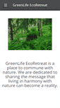 Mobile Screenshot of greenliferetreat.com